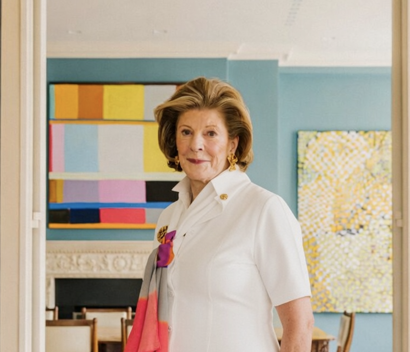 Agnes Gund in her home, New York